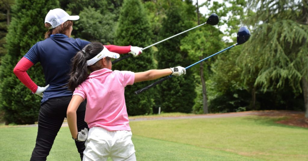新富ゴルフプラザの娘さん坂東枝美子さんが考えるファミリーゴルフ